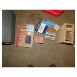 SAND PAPER, WOOD THREADING KIT, ETC