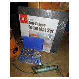 ANTI FATIGUE MATS, GREASE GUN, BOLTS