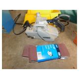 PORTER CABLE BELT SANDER, SAND PAPER, NO DUST