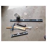 LEVELS, T-SQUARES, ROLL ALUMINUM