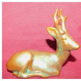 4"X5" ZSOLNAY-HUNGARY HAND PAINTED DEER
