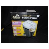 FELLOWES CROSS-CUT PAPER SHREDDER NEW IN BOX