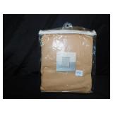 ONE PINCH PLEATED PAIR BEIGE