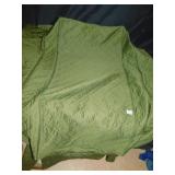 20" X 43" GREEN - QUILTED COVER FOR CEDAR CHEST