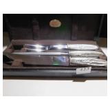 CARVING SET FLINT , STERLING HANDLES