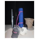NEW SQUEEGEE, YOGA MAT, HATS