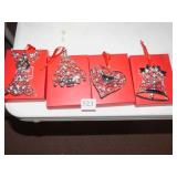 BELL ORNAMENT, SPARKLE AND SCROLL,