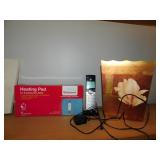 HEATING PAD, WASTE BASKET ETC