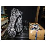 VINTAGE TIES, VERA WANG VASE, BLACK AND WHITE