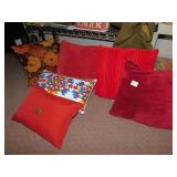 RED DECORATIVE PILLOWS