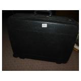 DELSEY HARD SHELL SUITCASE, WINE BOTTLE,