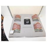 MONTE CRUZ GLASS SET AND DUNHILL COLOGNE IN OB -