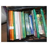 COLLECTABLE BOOKS IN TOTE AND PERENNIALS, PLANTS,