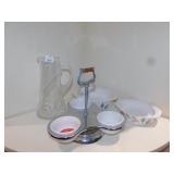 BOHEMIA PITCHER, MIKASA CASSEROL