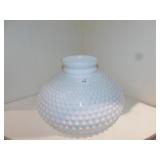 MILK GLASS SHADE 15" ROUND 9" H