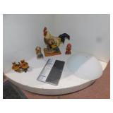 ROOSTER, LAMP SHADES, SHEET, GLASS SHADE