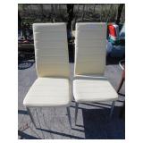TWO RETRO STYLE MODERN CHAIRS