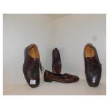 9 1/2 SHOES & 9 LEATHER BARNEYS N.Y.