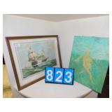 SHIP PRINT 18" X 21 & ON CANVAS 18" X 14"