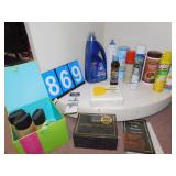 LEATHER CARE KIT, CARPET CLEANER,