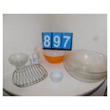 PYREX BOWL AND OTHERS