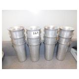 12 ALUMINUM CUPS MARKED 987 ON BOTTOM EVERLAST