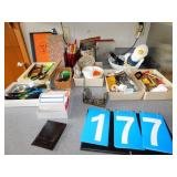 MARKERS, HIGHTLIGHTERS, RULER, ETC