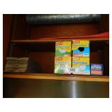 PRESS AND SEAL GLAD CLING WRAP AND BROWN PAPER