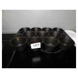CAST IRON MUFFIN PAN "BEST MADE #10"