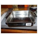 ALL CLAD BAKE PAN, 8" SQUARE, IN GREAT CONDITION