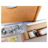 COOKIE PRESS AND ALUMINUM COOKIE CUTTERS