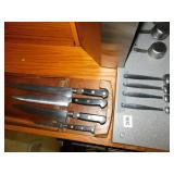 SABATIER KNIVES, MEASURING SPOONS & CUPS