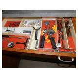 KNIVES, SPOONS, MALLET, PEELER, CHEESE CUTTER,