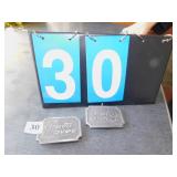 TWO DRAVO GROVES BELT BUCKLES HIT LINE BRAND