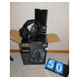 SONY WIRELESS HEADPHONES RF WATERLESS