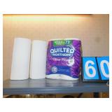 QUILTED NORTHERN TISSUE 8 ROLLS, TWO ROLLS OF
