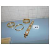 GOLDTONE BRACELETS