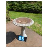 CEMENT BIRD BATH