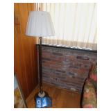 MARBLE BASE FLOOR LAMP 58" H
