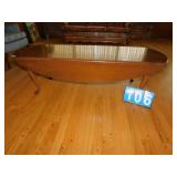 CHERRY DROP SIDE COFFEE TABLE 5 FT X 21"W  WITH