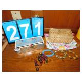 BASKET, BRACELETS, TRINKET BOX