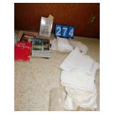 THE PROPER BOSTONIANS BOOK, COMFORTER, NAPKINS,