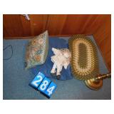 SMALL OVAL RUG, ELECTRIC BLANKET NO CORD, VINTAGE