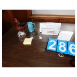 PAPER WEIGHT, MARY WASHINGTON COLLEGE MUG,