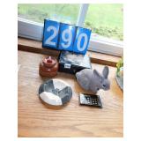 BUNNY NORLENAS JAPAN MADE, COVERED WOODEN BOX,