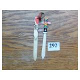 JAPANESE MADE BONE LETTER OPENERS