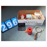 GROUP OF OFFICE SUPPLIES INCLUDING MAGNIFYING