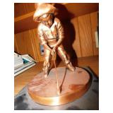 BRONZE GOLFER STAUE FROM PINEHURST COUNTRY CLUB