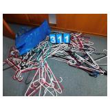 APPROX 70 PLASTIC HANGARS