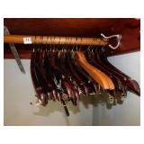 APPROX 15 WOODEN HANGARS